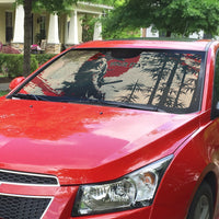 Personalised Japan Samurai Vintage Auto Sun Shade Honor Defines Strength