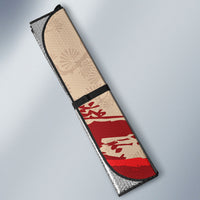 Personalised Japan Samurai Vintage Auto Sun Shade Honor Defines Strength