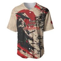 Personalised Japan Samurai Vintage Baseball Jersey Honor Defines Strength