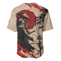 Personalised Japan Samurai Vintage Baseball Jersey Honor Defines Strength