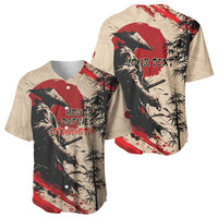Personalised Japan Samurai Vintage Baseball Jersey Honor Defines Strength