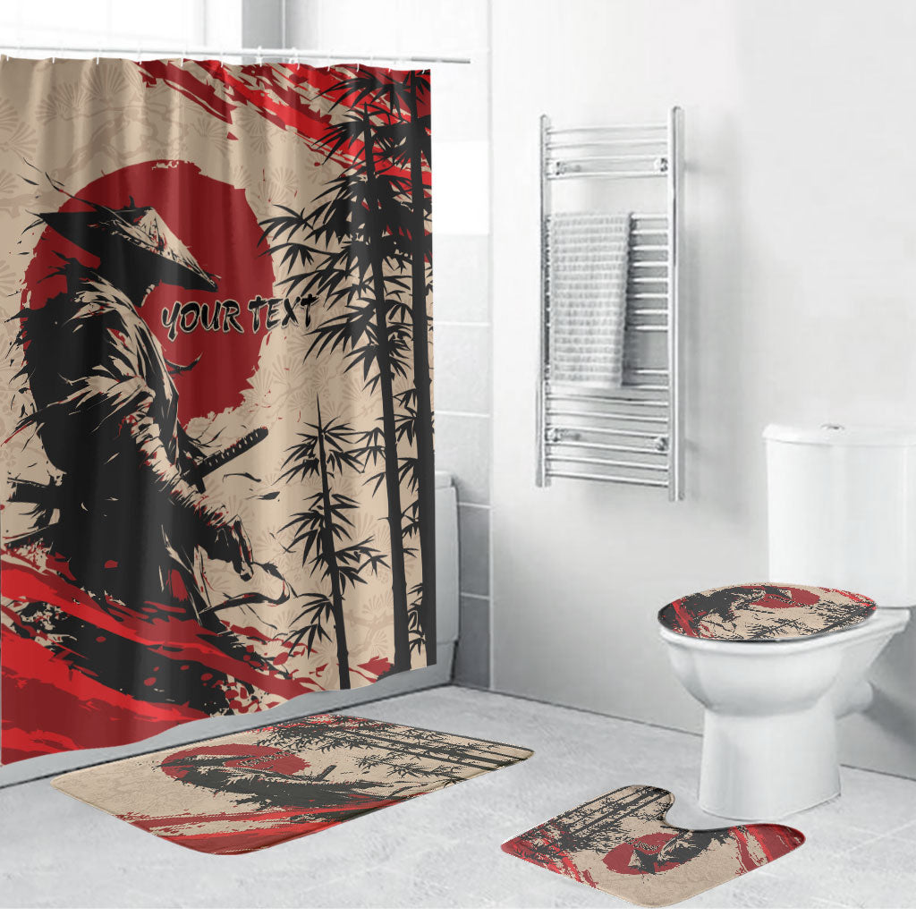 Personalised Japan Samurai Vintage Bathroom Set Honor Defines Strength