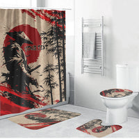 Personalised Japan Samurai Vintage Bathroom Set Honor Defines Strength