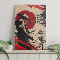 Personalised Japan Samurai Vintage Canvas Wall Art Honor Defines Strength