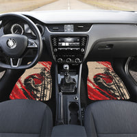 Personalised Japan Samurai Vintage Car Mats Honor Defines Strength