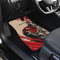 Personalised Japan Samurai Vintage Car Mats Honor Defines Strength