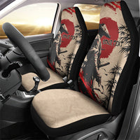 Personalised Japan Samurai Vintage Car Seat Cover Honor Defines Strength