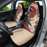 Personalised Japan Samurai Vintage Car Seat Cover Honor Defines Strength