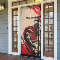 Personalised Japan Samurai Vintage Door Cover Honor Defines Strength
