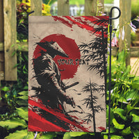 Personalised Japan Samurai Vintage Garden Flag Honor Defines Strength