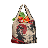 Personalised Japan Samurai Vintage Grocery Bag Honor Defines Strength