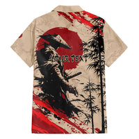 Personalised Japan Samurai Vintage Hawaiian Shirt Honor Defines Strength