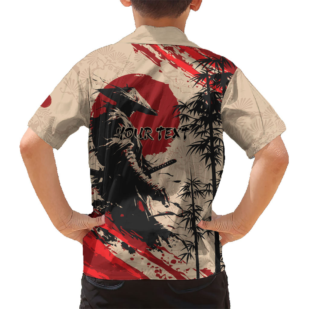 Personalised Japan Samurai Vintage Hawaiian Shirt Honor Defines Strength