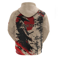 Personalised Japan Samurai Vintage Hoodie Honor Defines Strength