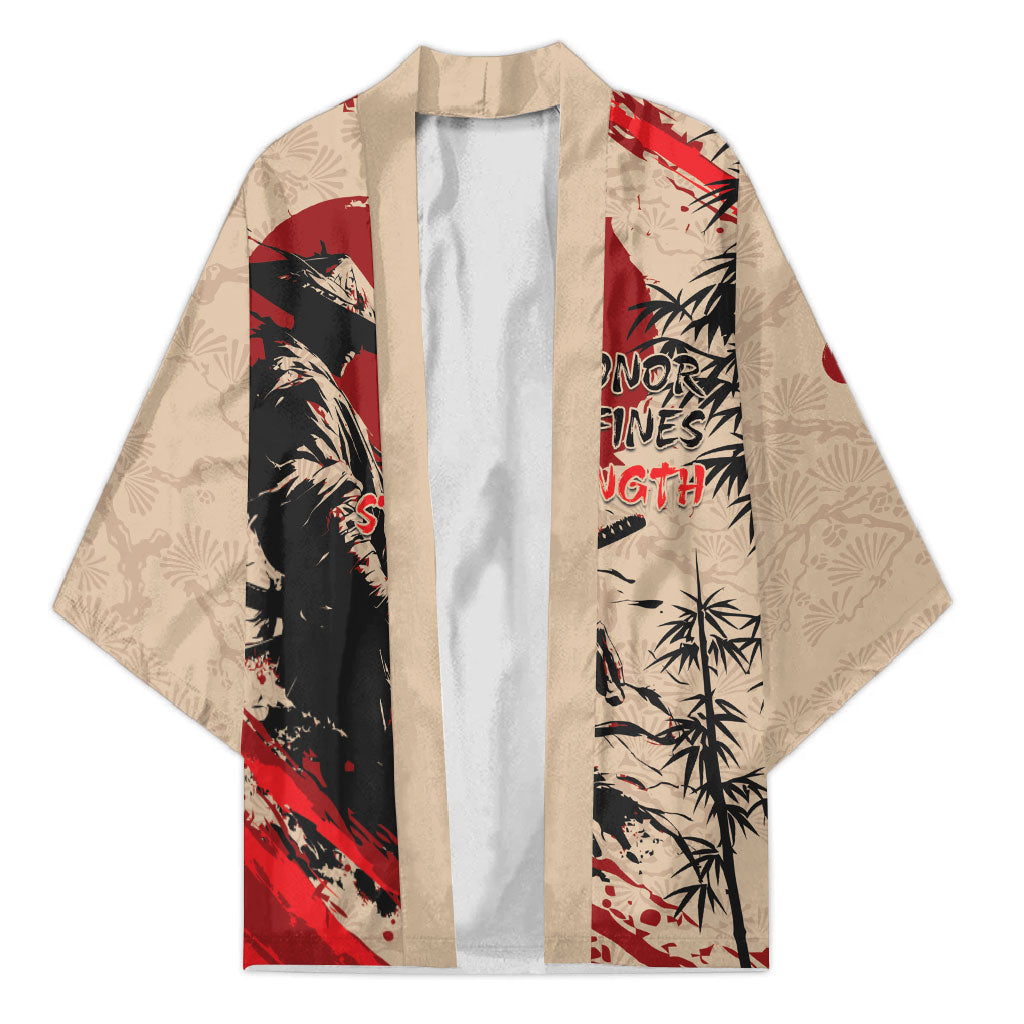 Personalised Japan Samurai Vintage Kimono Honor Defines Strength
