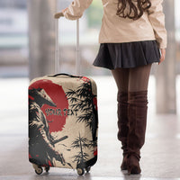 Personalised Japan Samurai Vintage Luggage Cover Honor Defines Strength