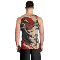 Personalised Japan Samurai Vintage Men Tank Top Honor Defines Strength
