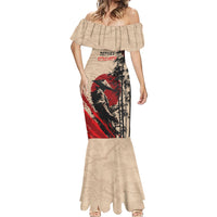 Personalised Japan Samurai Vintage Mermaid Dress Honor Defines Strength