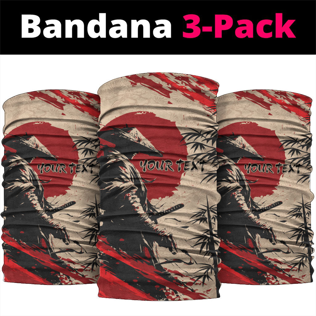 Personalised Japan Samurai Vintage Neck Gaiter Honor Defines Strength