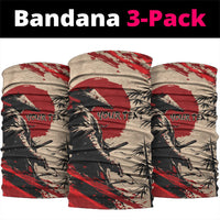Personalised Japan Samurai Vintage Neck Gaiter Honor Defines Strength