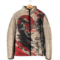 Personalised Japan Samurai Vintage Padded Jacket Honor Defines Strength