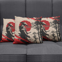 Personalised Japan Samurai Vintage Pillow Cover Honor Defines Strength