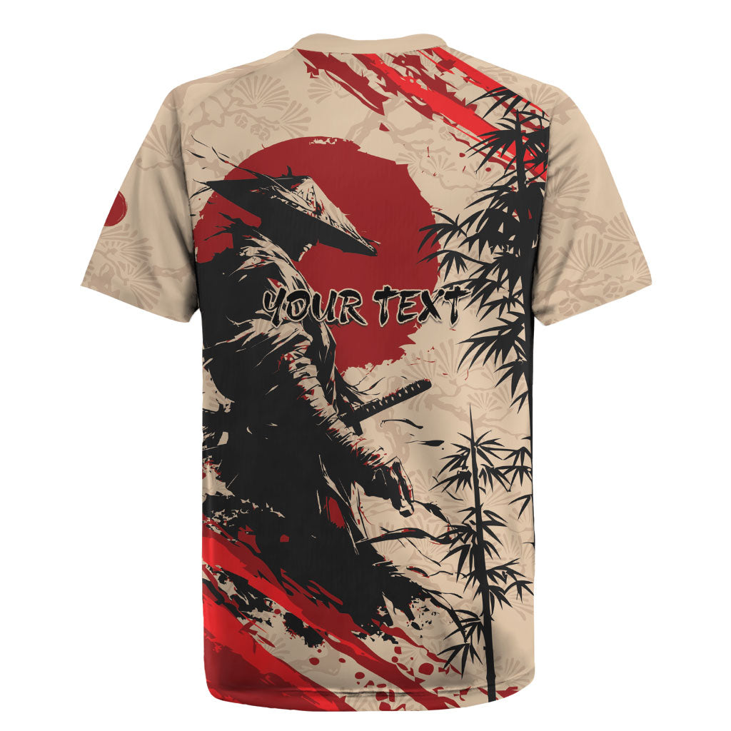 Personalised Japan Samurai Vintage Rugby Jersey Honor Defines Strength