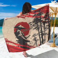 Personalised Japan Samurai Vintage Sarong Honor Defines Strength