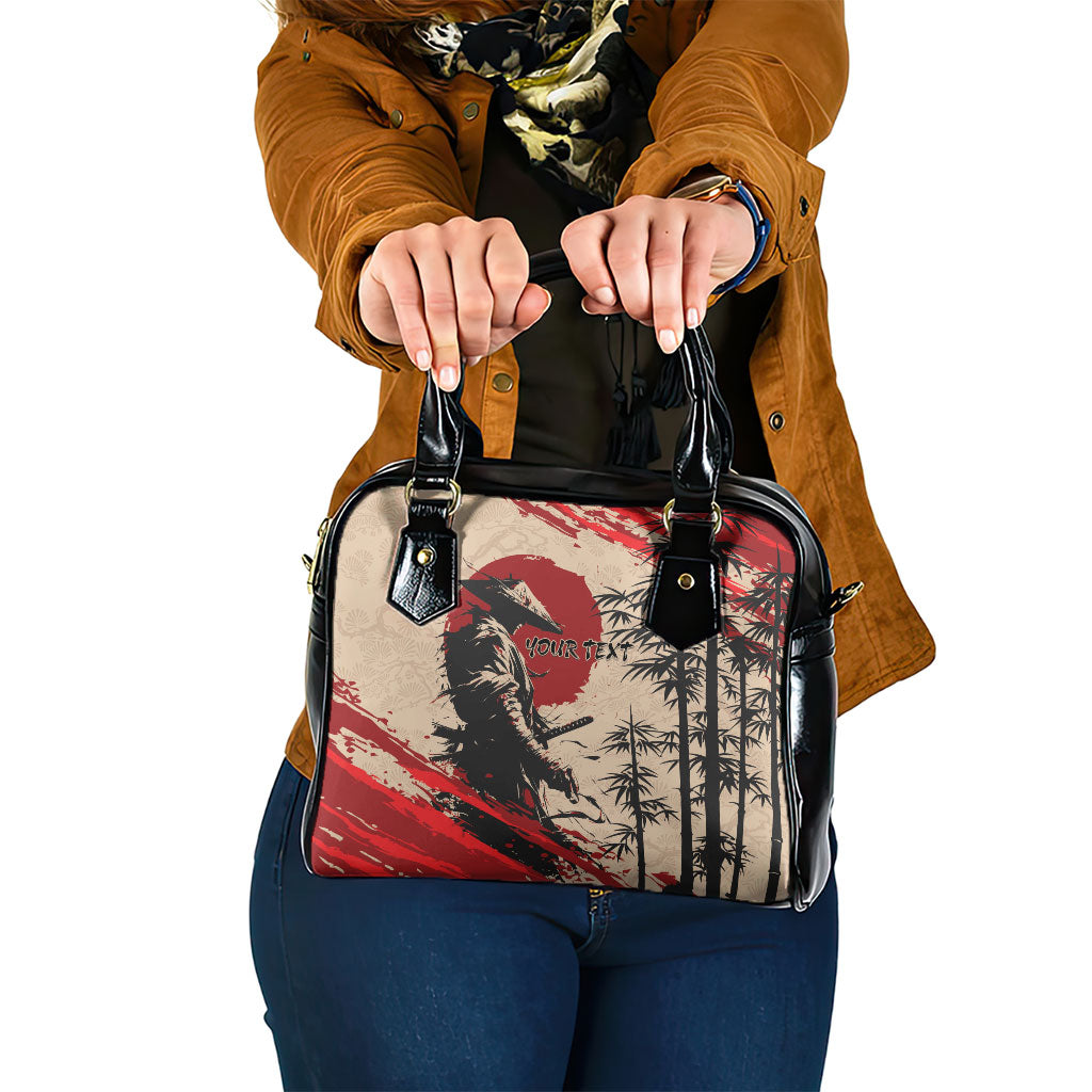 Personalised Japan Samurai Vintage Shoulder Handbag Honor Defines Strength