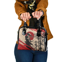 Personalised Japan Samurai Vintage Shoulder Handbag Honor Defines Strength