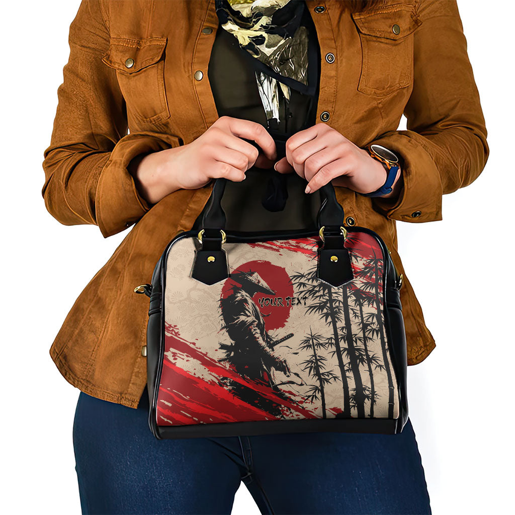Personalised Japan Samurai Vintage Shoulder Handbag Honor Defines Strength