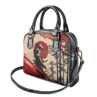 Personalised Japan Samurai Vintage Shoulder Handbag Honor Defines Strength