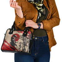 Personalised Japan Samurai Vintage Shoulder Handbag Honor Defines Strength