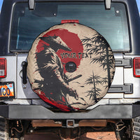 Personalised Japan Samurai Vintage Spare Tire Cover Honor Defines Strength