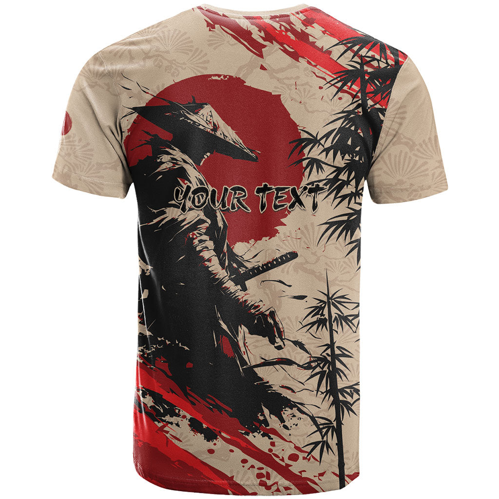 Personalised Japan Samurai Vintage T Shirt Honor Defines Strength
