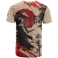 Personalised Japan Samurai Vintage T Shirt Honor Defines Strength