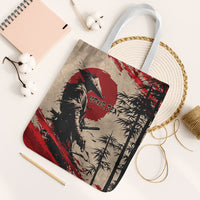 Personalised Japan Samurai Vintage Tote Bag Honor Defines Strength