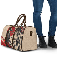 Personalised Japan Samurai Vintage Travel Bag Honor Defines Strength