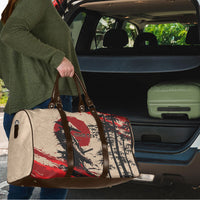 Personalised Japan Samurai Vintage Travel Bag Honor Defines Strength