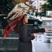 Personalised Japan Samurai Vintage Umbrella Honor Defines Strength