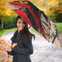 Personalised Japan Samurai Vintage Umbrella Honor Defines Strength