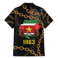 Suriname Keti Koti Family Matching Mermaid Dress and Hawaiian Shirt Kettingsnijden Prisiri Manspasi - Wonder Print Shop