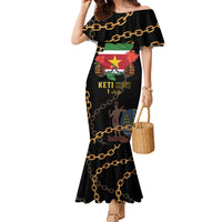 Suriname Keti Koti Family Matching Mermaid Dress and Hawaiian Shirt Kettingsnijden Prisiri Manspasi - Wonder Print Shop