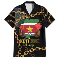 Suriname Keti Koti Family Matching Summer Maxi Dress and Hawaiian Shirt Kettingsnijden Prisiri Manspasi - Wonder Print Shop