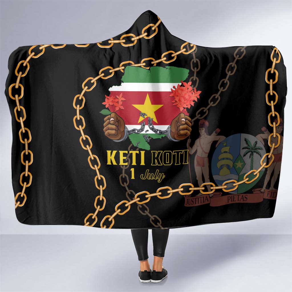 Suriname Keti Koti Hooded Blanket Kettingsnijden Prisiri Manspasi