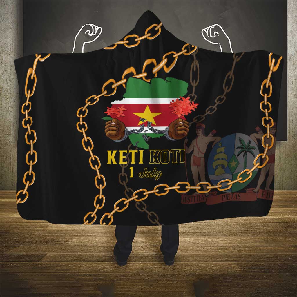 Suriname Keti Koti Hooded Blanket Kettingsnijden Prisiri Manspasi