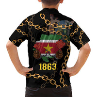 Suriname Keti Koti Kid Hawaiian Shirt Kettingsnijden Prisiri Manspasi - Wonder Print Shop