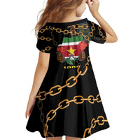 Suriname Keti Koti Kid Short Sleeve Dress Kettingsnijden Prisiri Manspasi - Wonder Print Shop