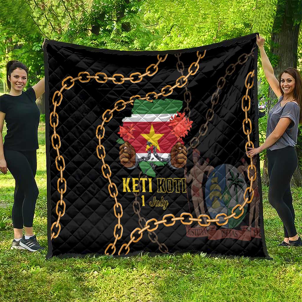 Suriname Keti Koti Quilt Kettingsnijden Prisiri Manspasi - Wonder Print Shop