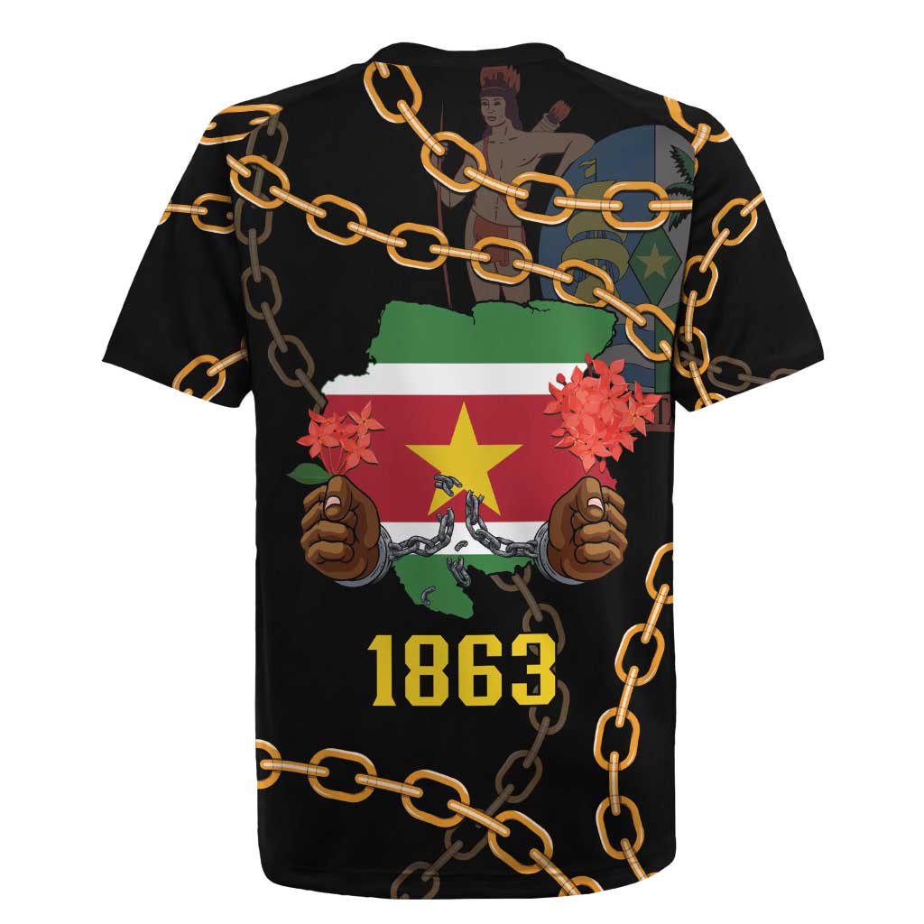 Suriname Keti Koti Rugby Jersey Kettingsnijden Prisiri Manspasi - Wonder Print Shop